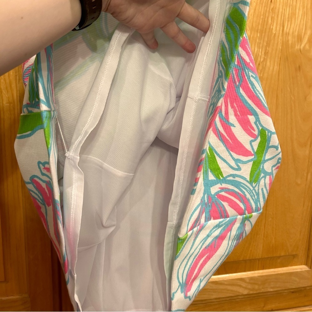 Lilly Pulitzer Pink and Green Floral Dress - Picture 2 of 6